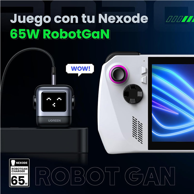 UGREEN CD361 15570 Nexode Cargador GAN USB-C 65W Negro