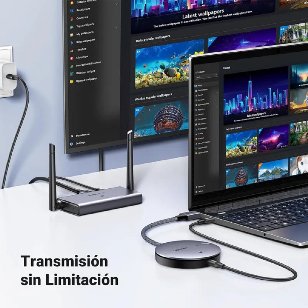 UGREEN CM586 9090A Extensor Inalámbrico HDMI Doble Banda