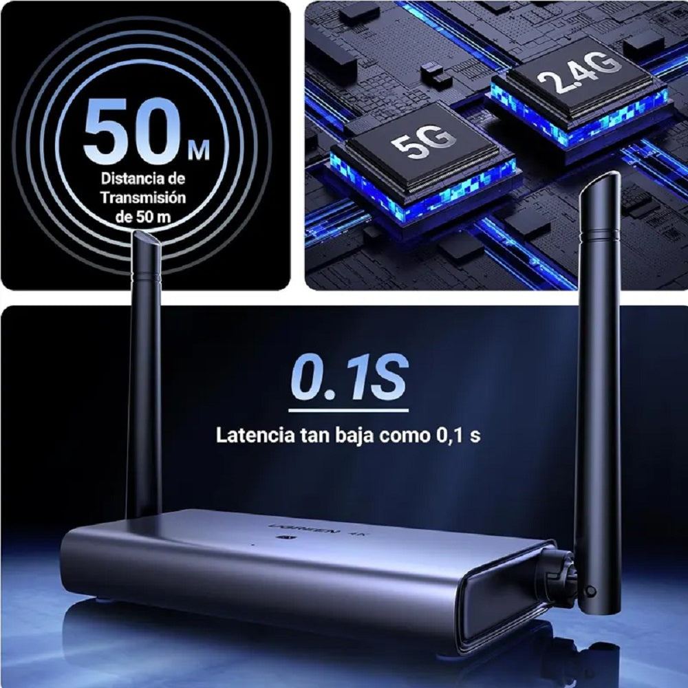 UGREEN CM586 9090A Extensor Inalámbrico HDMI Doble Banda