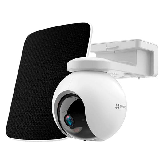 EZVIZ EB8 4G LTE Cámara de Seguridad PT Exterior 3MP 2K con Panel Solar