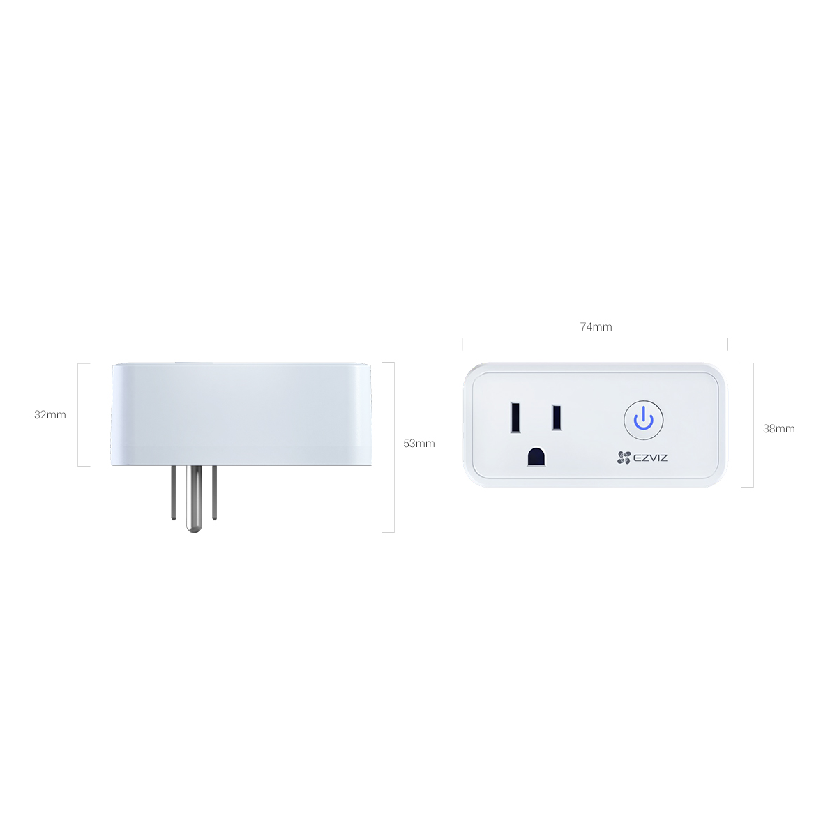 EZVIZ T30-10B Enchufe Inteligente Wifi Domotica Alexa