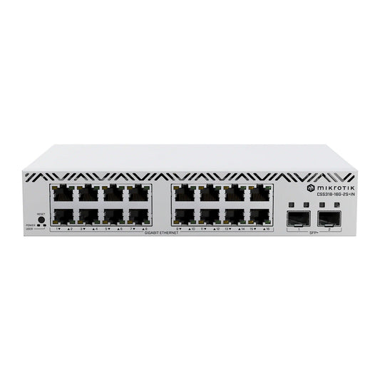 Mikrotik CSS318-16G-2S+IN Switch 16 Puertos Gigabit Ethernet SFP+ 10G