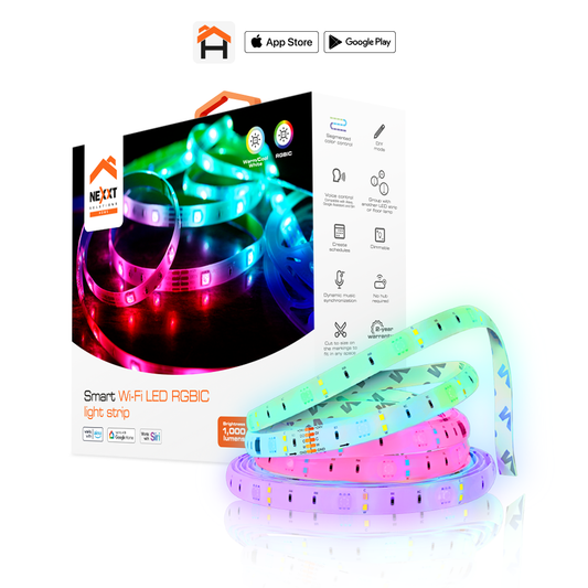 NEXXT SOLUTIONS NHB-S613 Cinta LED Inteligente Wi-Fi RGBIC 5 Metros