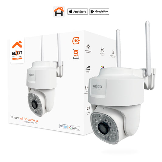 NEXXT SOLUTIONS NHC-OP10 Cámara de Seguridad WIFI PTZ 2K+ 5MP Exterior