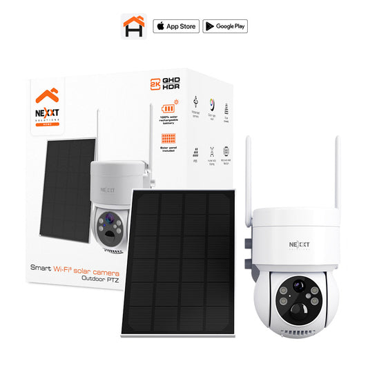 NEXXT SOLUTIONS NHC-OP20S Cámara de Seguridad WIFI 3MP con Panel Solar