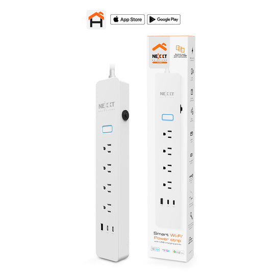 NEXXT SOLUTIONS NHP-E710 Supresor de Picos Wifi Inteligente 4 Tomas + USB-A y USB-C