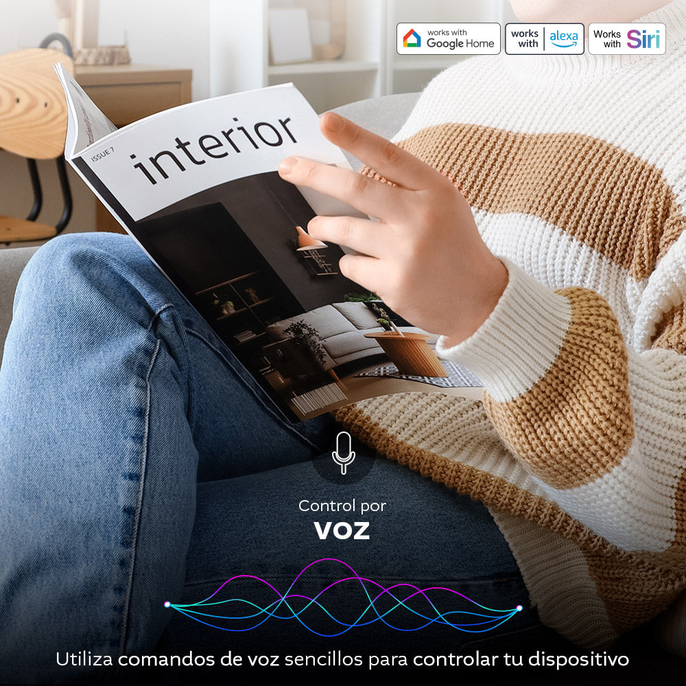 NEXXT SOLUTIONS NHP-T615 Enchufe Inteligente Wifi 4 Tomas + USB-A y USB-C