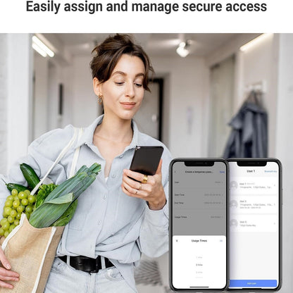 EZVIZ DL04 PRO Cerradura Inteligente WIFI Bluetooth huella, tarjeta, código