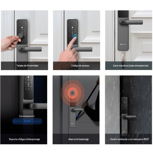 EZVIZ DL05 Cerradura Inteligente WIFI Bluetooth huella y contraseña