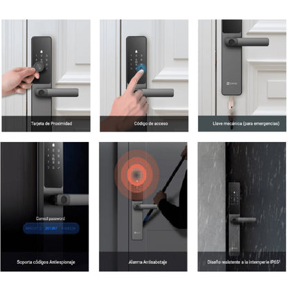 EZVIZ DL05 Cerradura Inteligente WIFI Bluetooth huella y contraseña
