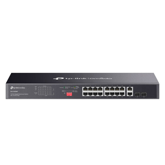 TP-LINK DS1018GMP Switch 18 Puertos Gigabit con 16 Puertos PoE+