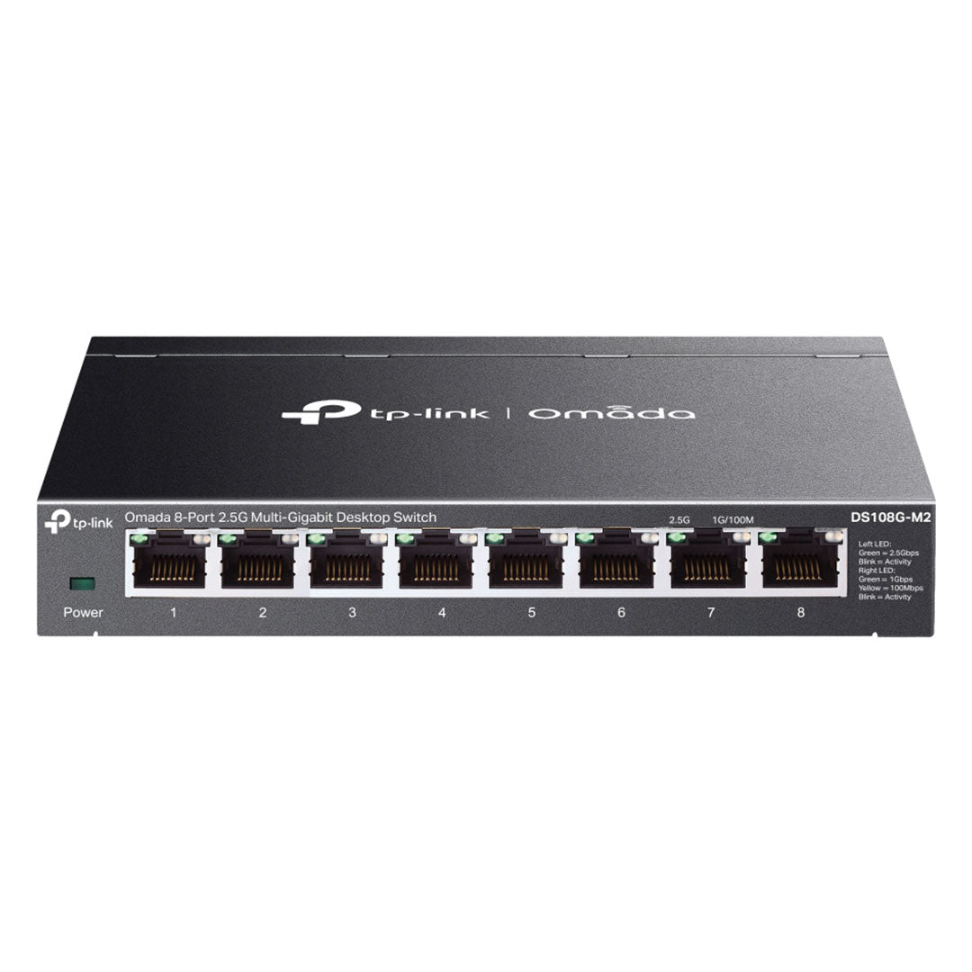 TP-LINK DS108G-M2 Switch 8 Puertos 2.5G MultiGigabit No Gestionado