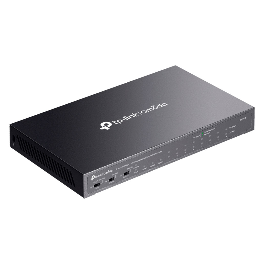 TP-LINK DS111P Switch Omada PoE 8 Puertos 10/100 3P Gigabit