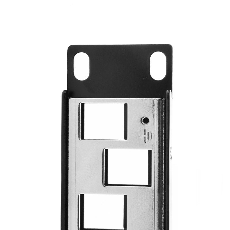 NEXXT SOLUTIONS NAW-PNEL6A24 Patch Panel para Rack Cat.6A Tipo keystone 1U 24 Puertos