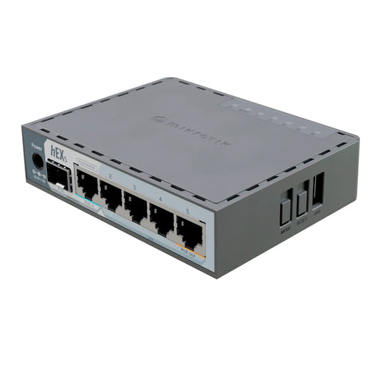 MIKROTIK E60IUGS Router 5 Puertos Gigabit Ethernet 1Gbps