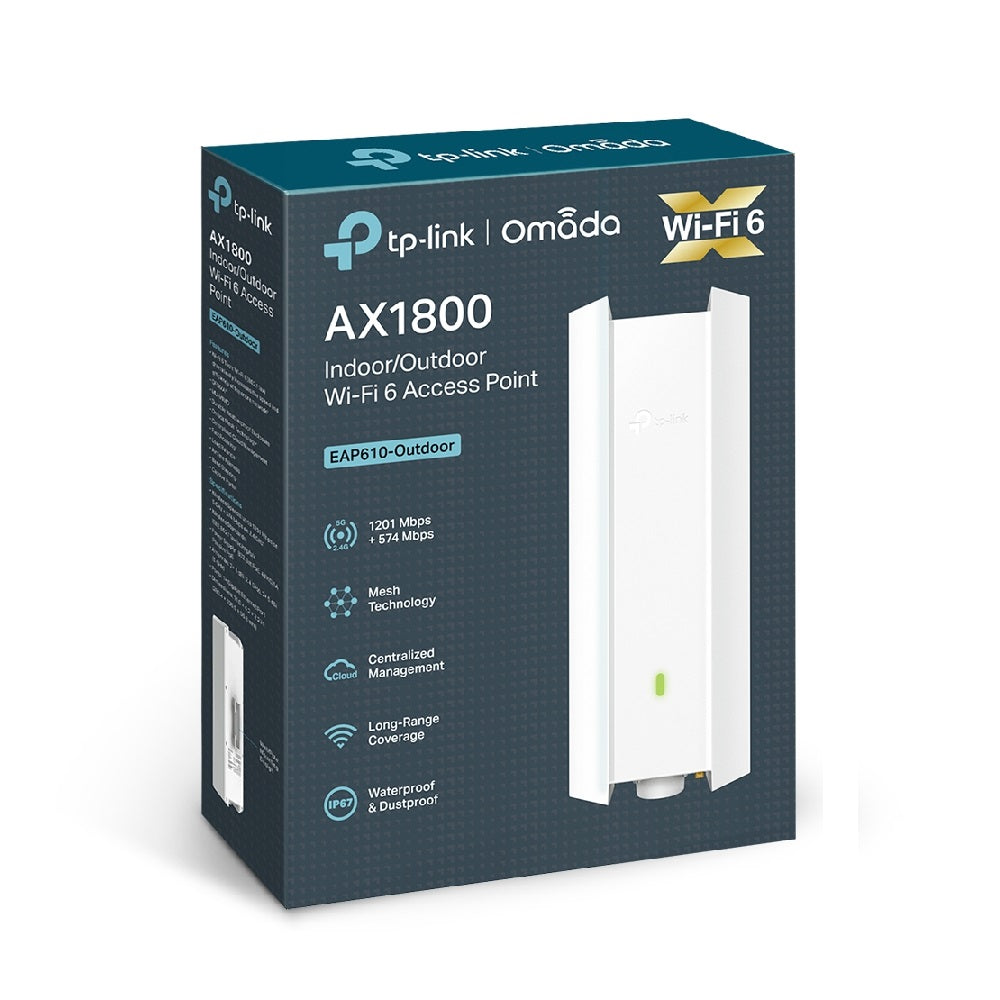 TP-LINK  EAP610-Outdoor Access Point WiFi6 Omada AX1800