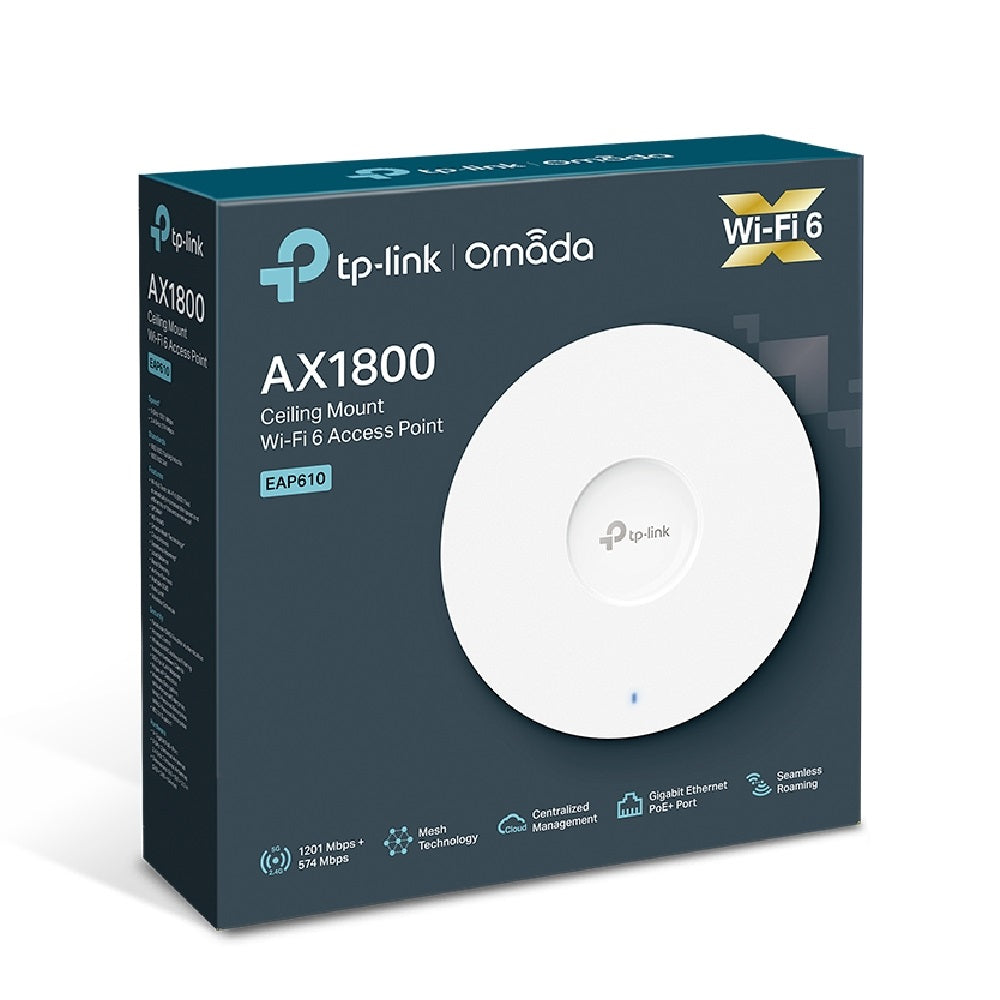 TP-LINK EAP610 Access Point WiFi6 Omada AX1800 Doble Banda