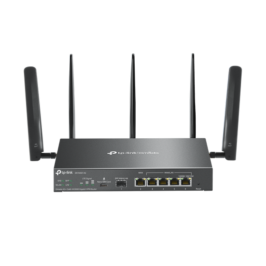 TP-LINK ER706WP-4G Router VPN Gigabit 4G+ Cat6 Wi-Fi 6 AX3000