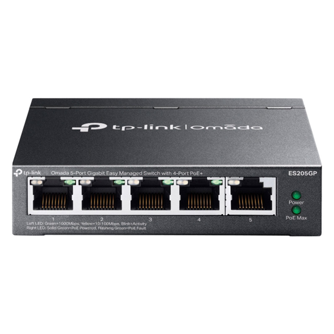 TP-LINK ES205GP Switch Omada 5 Puertos Gigabit con 4P PoE