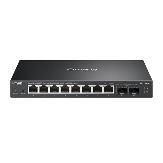 TP-LINK ES210X-M2 Switch 8 Puertos 2.5G BASE-T con 2 Ranuras SFP+ de 10GE