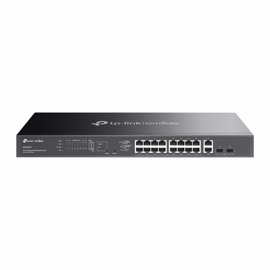 TP-LINK ES220GMP Switch Gigabit de fácil administración Omada de 20 puertos con PoE+ de 16 puertos
