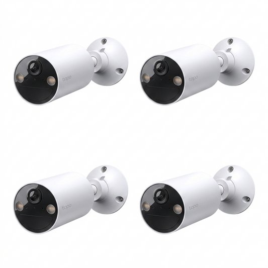 TP-LINK TAPO C410 4-Pack Cámara de Seguridad Alimentada por Bateria