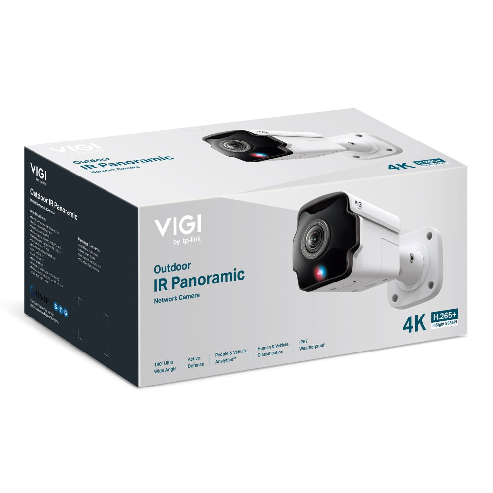 TP-LINK VIGI InSight S385PI Cámara de Red Tipo Bala Panorámica Infrarroja 8 MP
