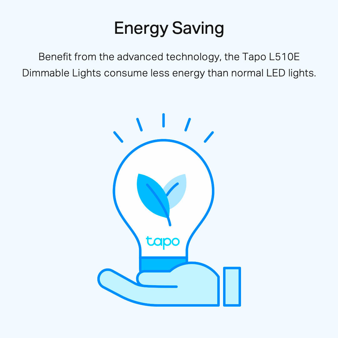 TP-LINK TAPO L510E, Foco Led Inteligente WIFI regulable 8,7W para 806 lúmenes