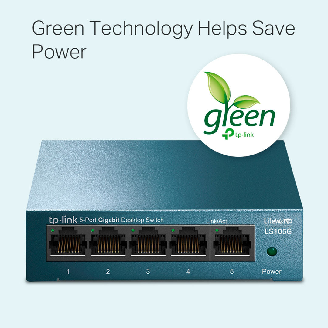 TP-LINK LS105G Switch 5 Puertos Gigabit