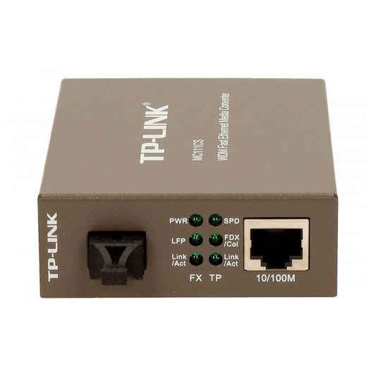 TP-LINK MC111CS Media Converter WDM 10/100Mbps 20Km