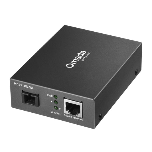 TP-LINK MC211CS-20 Convertidor de medios Omada Gigabit WDM