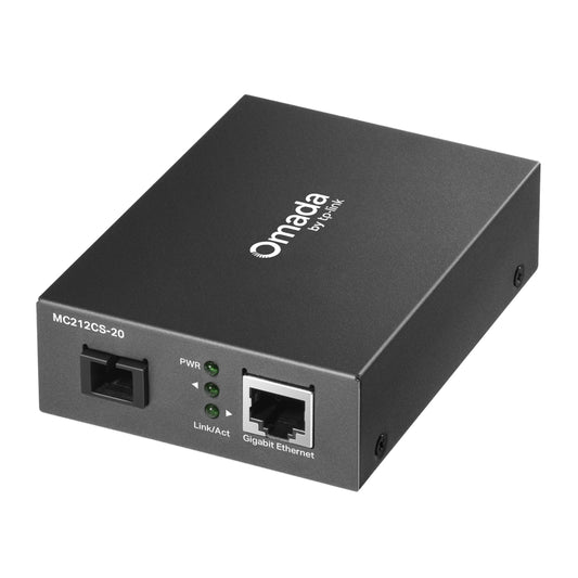 TP-LINK MC212CS-20 Convertidor de Medios Omada Gigabit WDM