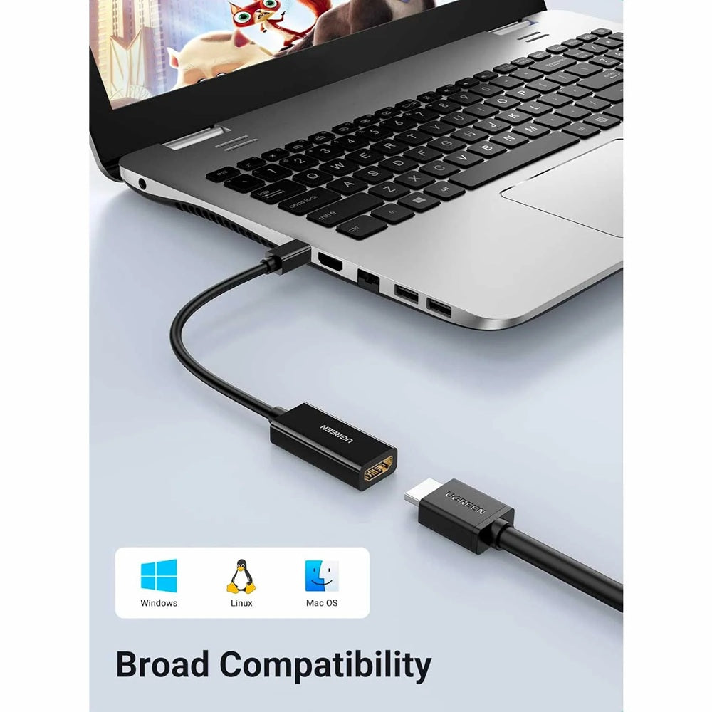 UGREEN MD112 40360 Adaptador Mini DisplayPort Macho a HDMI Hembra 4K