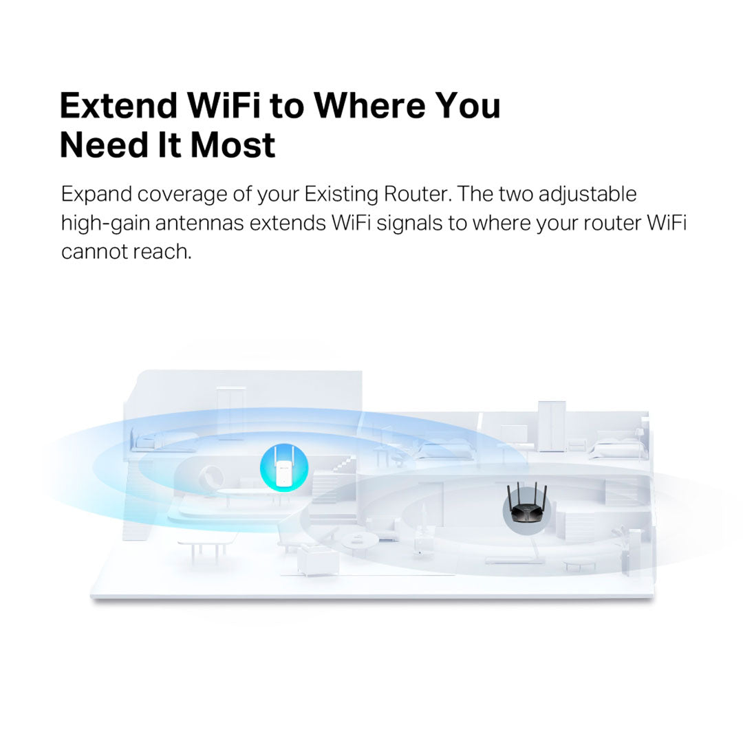 MERCUSYS ME60X Extensor de Rango WiFi 6 Doble Banda AX1500