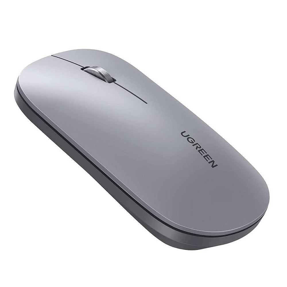 UGREEN MU001 90373 Mouse Inalámbrico Ergonómico 2.4Ghz Gris Claro