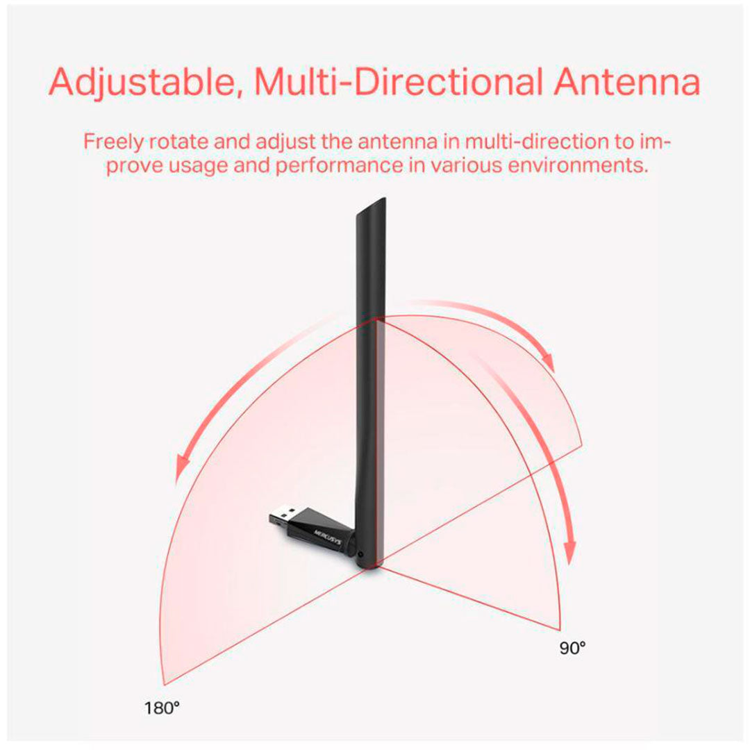 MERCUSYS MU6H Adaptador USB Wifi Doble Banda AC650