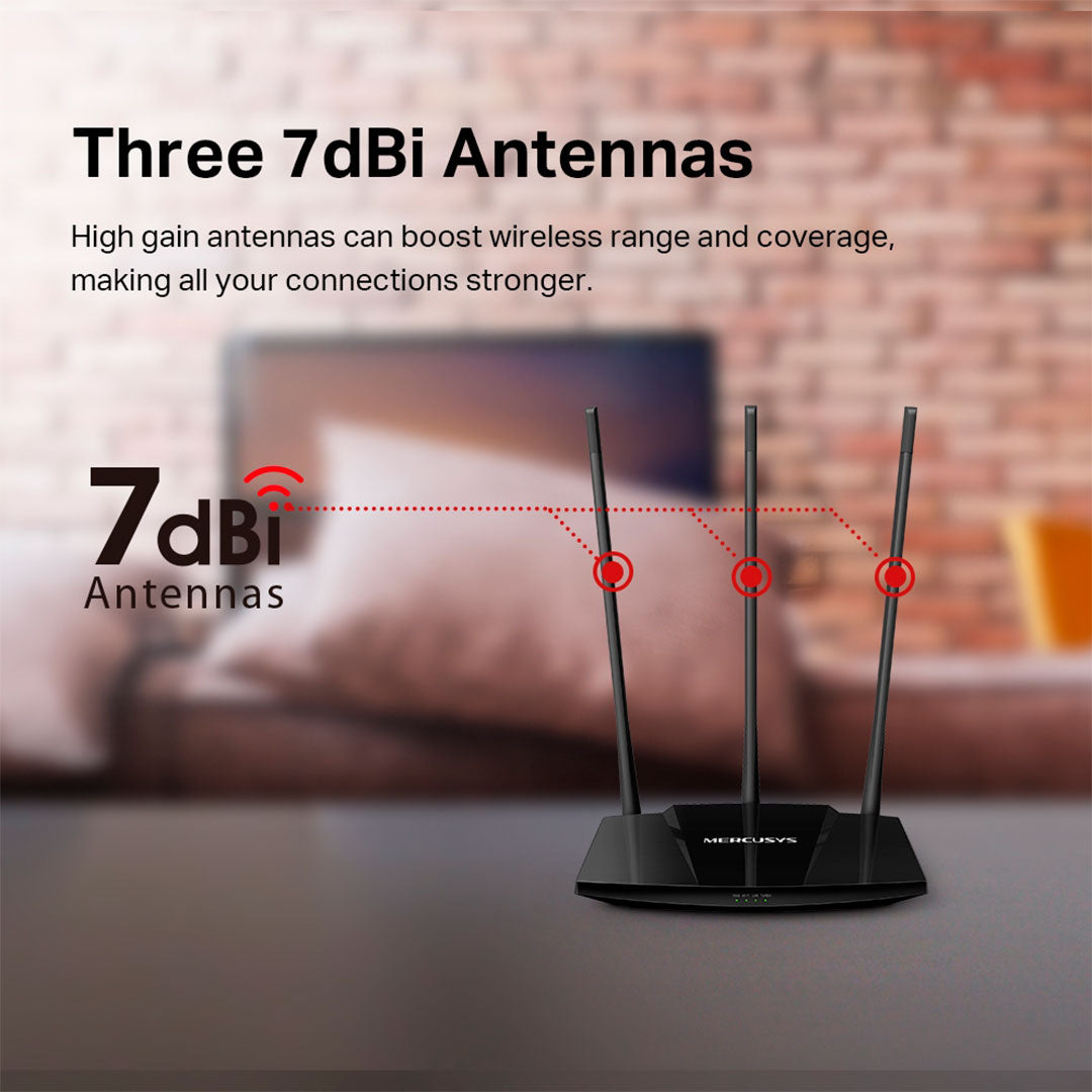 MERCUSYS MW330HP Router Wifi Alta Potencia 300Mbps