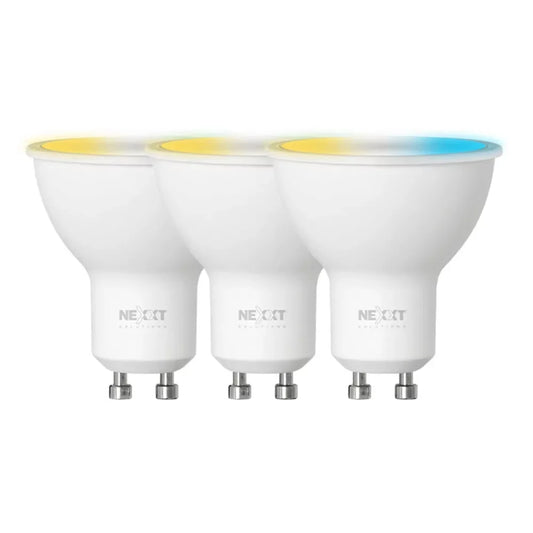 NEXXT SOLUTIONS NHB-W320 3PK Bombilla LED WIFI Smart 220V GU10 3 Pack Alexa