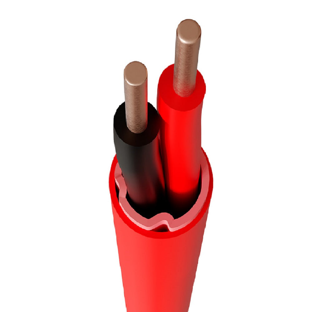 NEXXT SOLUTIONS NFC-18FRR Cable para Incendio FPLR 2x18 Blindado x 305mts