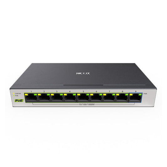 NEXXT SOLUTIONS NSW-V900P Switch 9 Puertos con 8 Puertos PoE+ Gigabit