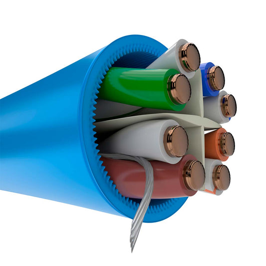 NEXXT SOLUTIONS PCGUCC6ALZBL Cable en Bobina CAT6A UTP Azul 305mts