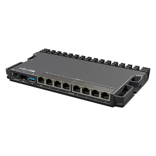 MIKROTIK RB5009UPR+S+IN Router 8 Puertos POE Ethernet de 2.5 Gigabit y SFP+ 10 Gigabit