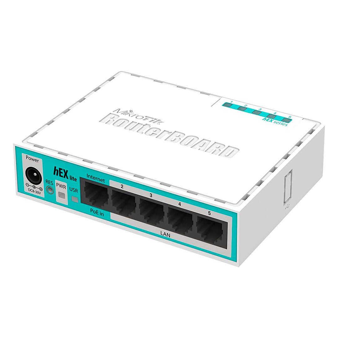 MIKROTIK HEX Router 5 Puertos Gigabit Ethernet