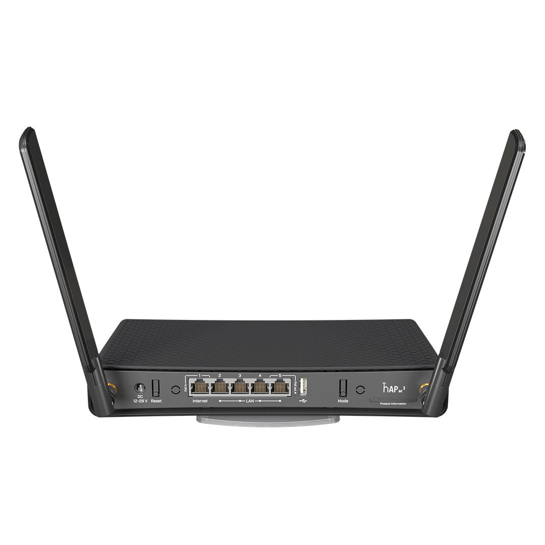 MIKROTIK HAP AC 3 Router Inalámbrico Doble Banda 5 Puertos Ethernet Gigabit