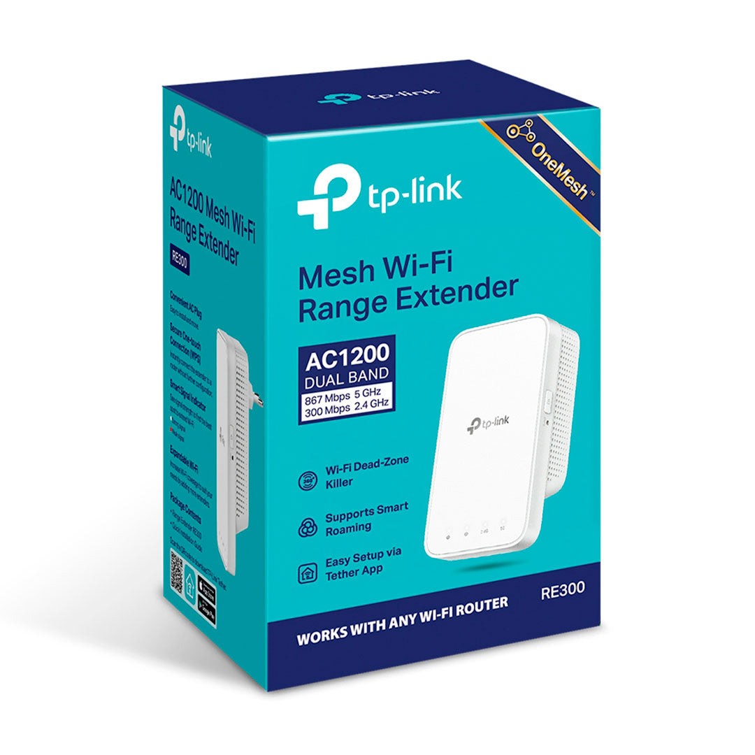 TP-LINK RE300 Repetidor de Señal WIFI 5 AC1200 Doble Banda