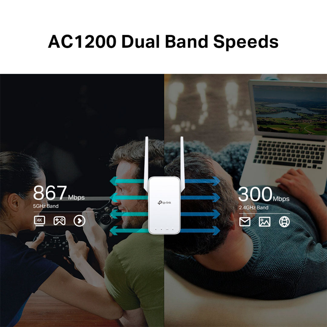 TP-LINK RE315 Repetidor WIFI5 AC1200 Doble Banda Extensor de Rango