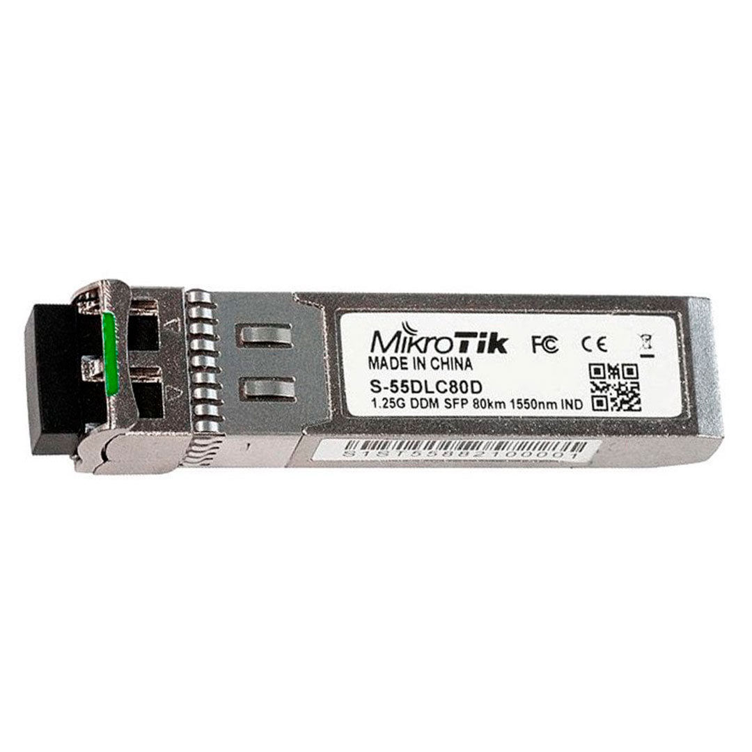 MIKROTIK S-55DLC80D Modulo SFP 1.25Gbps 80Km Conector LC Doble