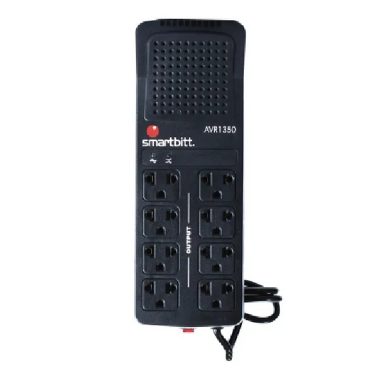 SMARTBITT SBAVR1352 Estabilizador de Voltaje 8 Tomas 1350VA/675W  220VAC