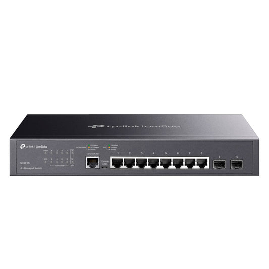 TP-LINK SG3210 Switch Omada 8 Puertos Gigabit y 2SFP L2+