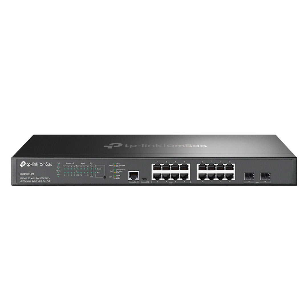 TP-LINK SG3218XP-M2 Switch Omada PoE 8 Puertos 16P 2.5G y 2SFP 10G